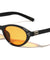 Two Bracket Hinge Accent Fashion Oval Cat Eye Wholesale Sunglasses