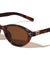 Two Bracket Hinge Accent Fashion Oval Cat Eye Wholesale Sunglasses