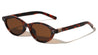 Two Bracket Hinge Accent Fashion Oval Cat Eye Wholesale Sunglasses