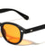 Rectangle Stud Accent Retro Round Wholesale Sunglasses