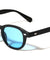 Rectangle Stud Accent Retro Round Wholesale Sunglasses
