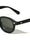 Rectangle Stud Accent Retro Round Wholesale Sunglasses