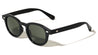Rectangle Stud Accent Retro Round Wholesale Sunglasses