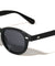 Rectangle Stud Accent Retro Round Wholesale Sunglasses