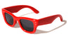 Two Dot Stud Accent Inflated Square Wholesale Sunglasses