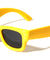 Two Dot Stud Accent Inflated Square Wholesale Sunglasses