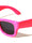 Two Dot Stud Accent Inflated Square Wholesale Sunglasses