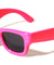 Two Dot Stud Accent Inflated Square Wholesale Sunglasses