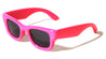 Two Dot Stud Accent Inflated Square Wholesale Sunglasses