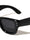 Two Dot Stud Accent Inflated Square Wholesale Sunglasses