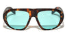 Solid Frame Oval Aviators Wholesale Sunglasses