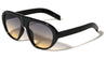 Solid Frame Oval Aviators Wholesale Sunglasses