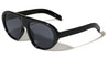 Solid Frame Oval Aviators Wholesale Sunglasses