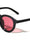 Keyhole Nose Straight Temple Retro Fashion Round Wholesale Sunglasses