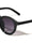 Keyhole Nose Straight Temple Retro Fashion Round Wholesale Sunglasses