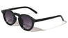 Keyhole Nose Straight Temple Retro Fashion Round Wholesale Sunglasses