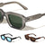 Thick Retro Fashion Rectangle Geometric Wholesale Sunglasses