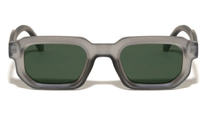 Thick Retro Fashion Rectangle Geometric Wholesale Sunglasses