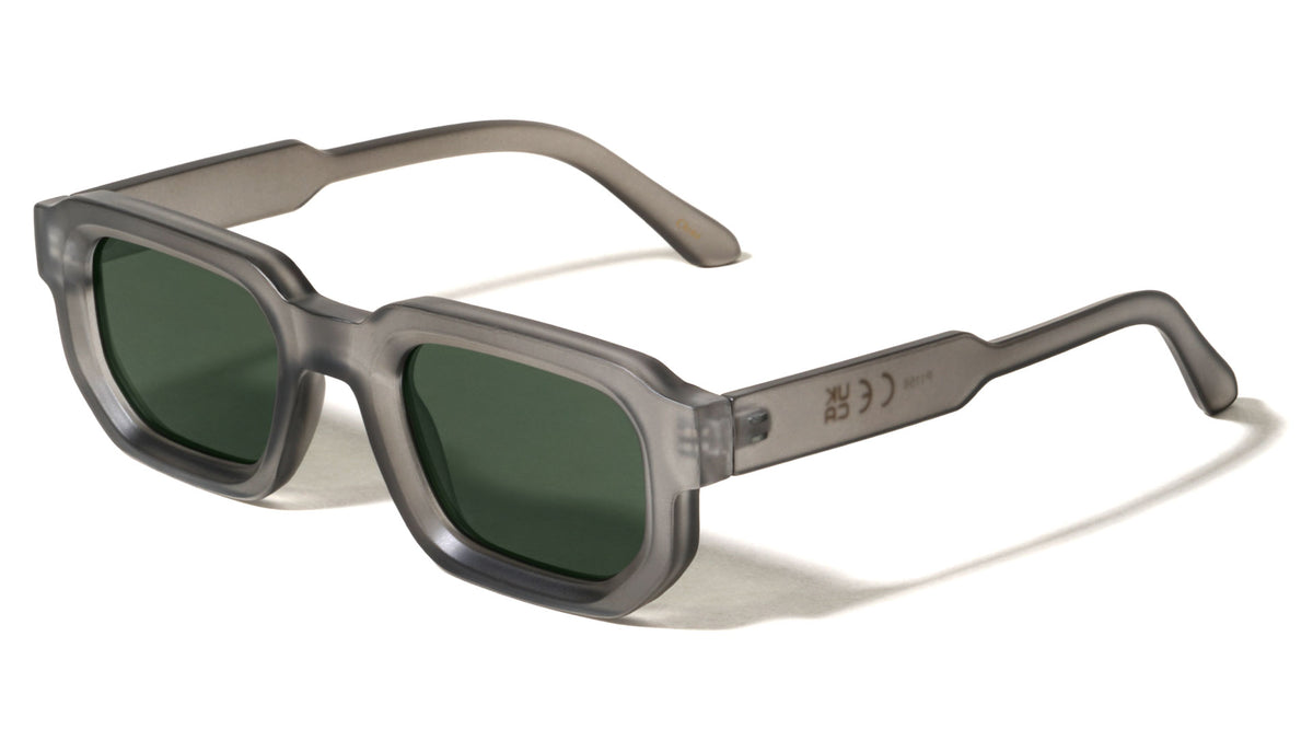 Thick Retro Fashion Rectangle Geometric Wholesale Sunglasses