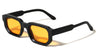 Thick Retro Fashion Rectangle Geometric Wholesale Sunglasses