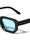 Thick Retro Fashion Rectangle Geometric Wholesale Sunglasses