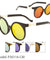 Retro Color Mirror Wholesale Bulk Sunglasses