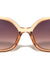 Crystal Color Extended Oval Temple Butterfly Wholesale Bulk Sunglasses