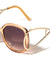 Crystal Color Extended Oval Temple Butterfly Wholesale Bulk Sunglasses