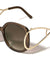 Crystal Color Extended Oval Temple Butterfly Wholesale Bulk Sunglasses