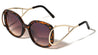 Crystal Color Extended Oval Temple Butterfly Wholesale Bulk Sunglasses