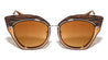 Combination Oversized Cat Eye Fashion Wholesale Sunglasses