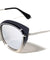 Combination Oversized Cat Eye Fashion Wholesale Sunglasses