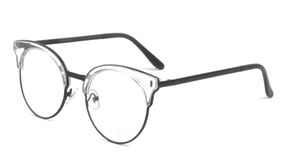 Retro Combination Clear Lens Wholesale Glasses