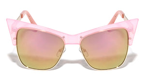 Solid Brow Cat Eye Wholesale Bulk Sunglasses