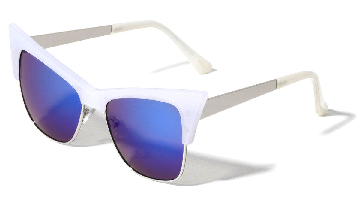 Solid Brow Cat Eye Wholesale Bulk Sunglasses