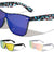 Solid One Piece Flat Color Mirror Wholesale Bulk Sunglasses