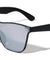 Solid One Piece Flat Color Mirror Wholesale Bulk Sunglasses