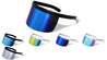 Shield Visor Color Mirror Sunglasses Wholesale