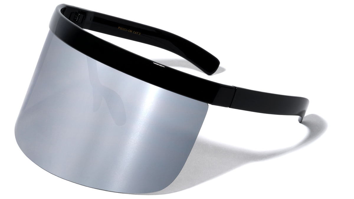 Shield Visor Color Mirror Sunglasses Wholesale