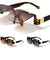 Rimless Flip-up Butterfly Shield Fashion Wholesale Sunglasses