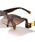 Rimless Flip-up Butterfly Shield Fashion Wholesale Sunglasses