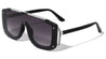 Rimless One Piece Shield Lens Rectangle Fashion Wholesale Sunglasses