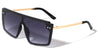Flat Top Rimless One Piece Shield Wholesale Sunglasses