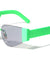 Rimless Cat Eye Geometric Frame Wholesale Sunglasses