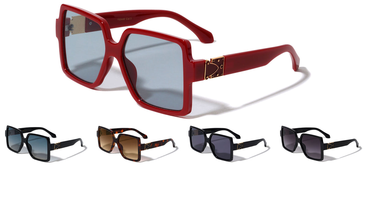 Oversized Squared Butterfly Fashion Wholesale Sunglasses