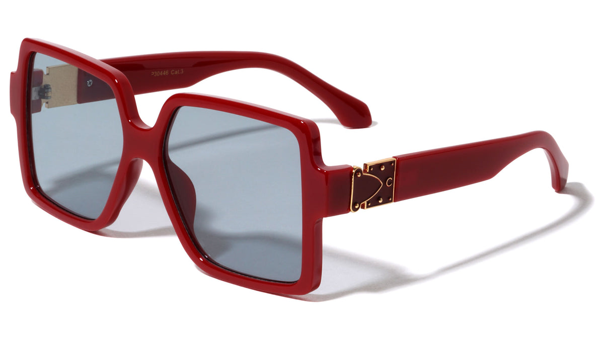 Oversized Squared Butterfly Fashion Wholesale Sunglasses