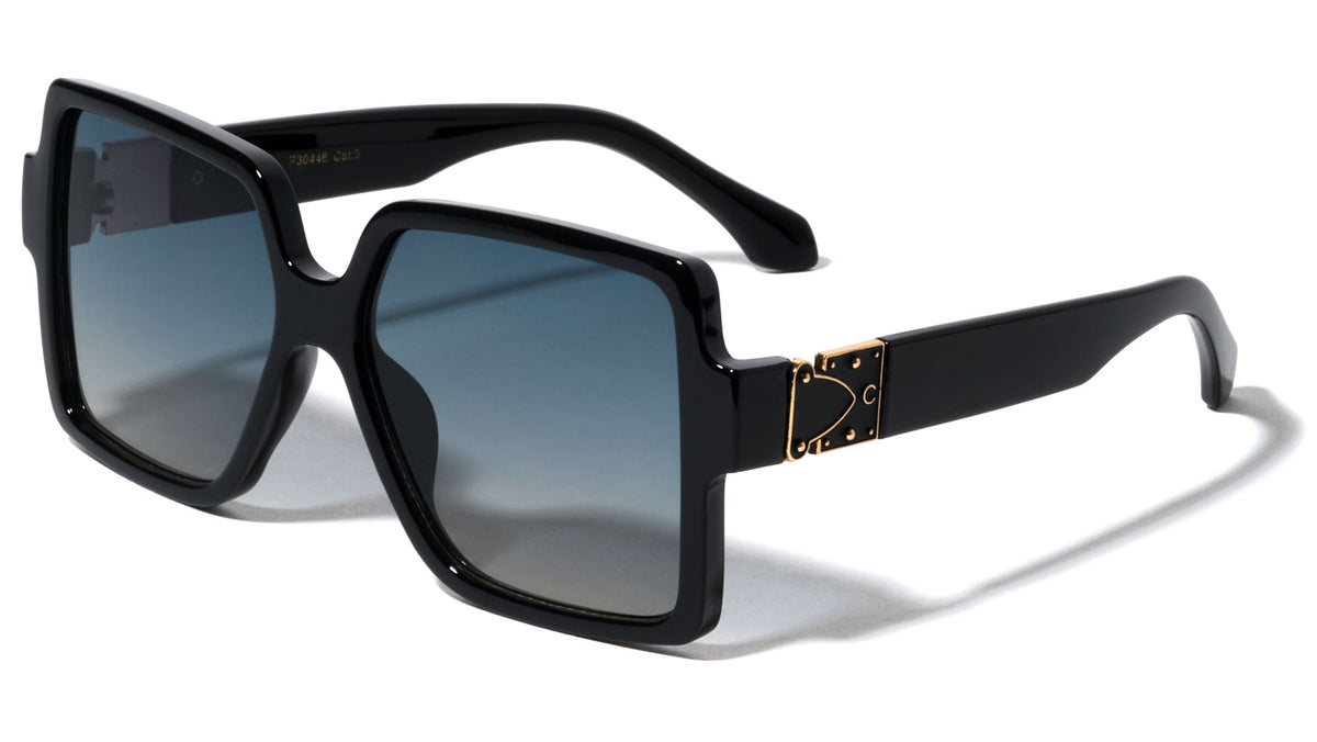 Oversized Squared Butterfly Fashion Wholesale Sunglasses