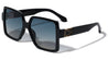 Oversized Squared Butterfly Fashion Wholesale Sunglasses