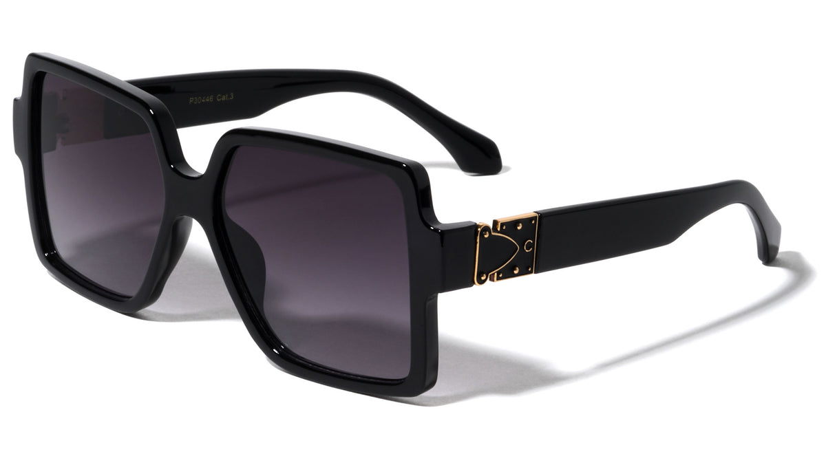 Oversized Squared Butterfly Fashion Wholesale Sunglasses