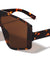 Oversized Semi-Rimless Butterfly Wholesale Sunglasses